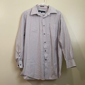 Mens striped dress shirt